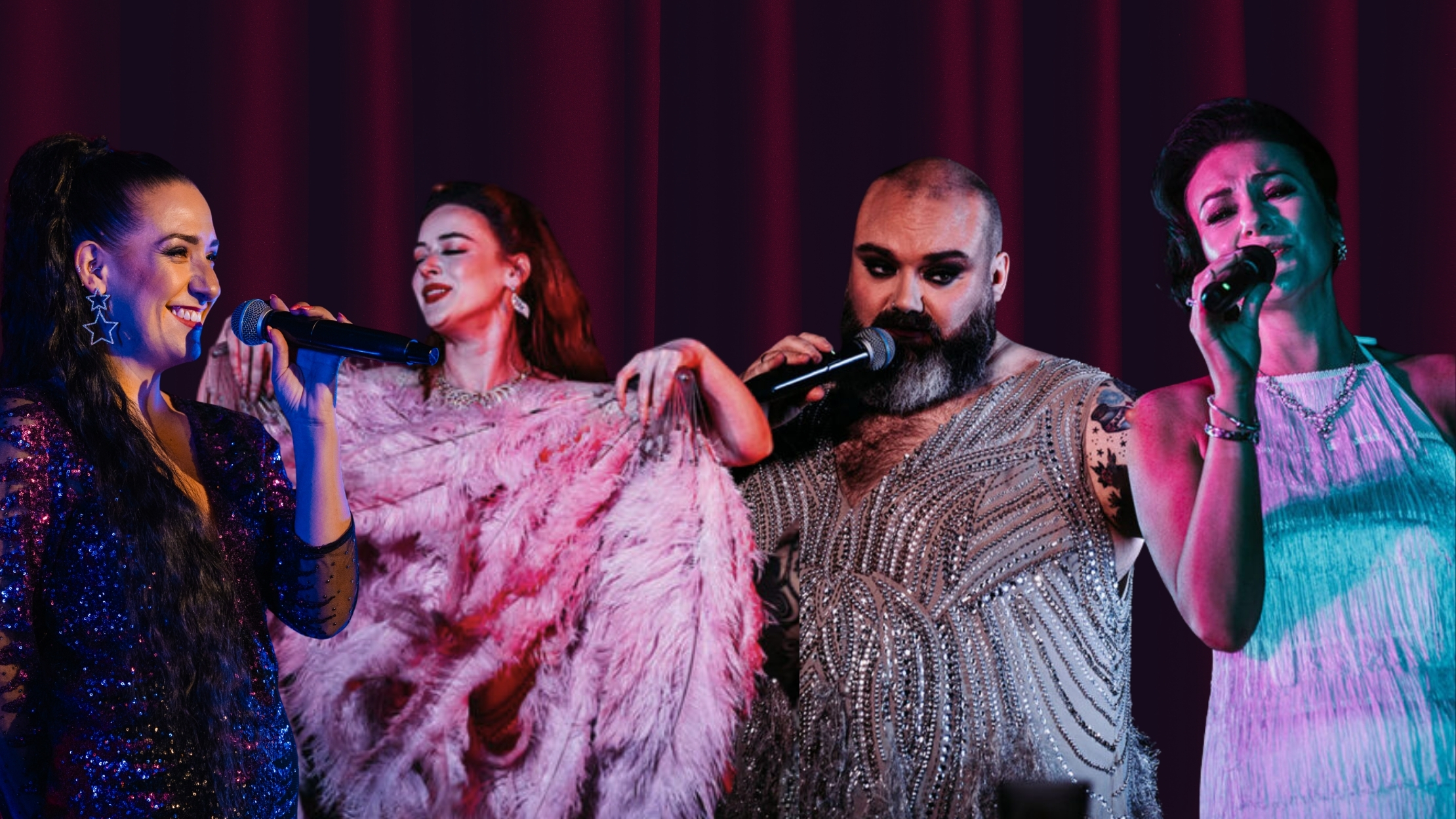 alt="Cabaret Variety Show Matinee in Belfast with prosecco and lunch" alt="Live daytime Cabaret Variety Show Matinee at Cabaret Supper Club"Matinee at Cabaret Supper Club"